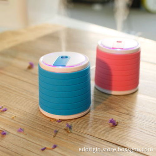 USB Air Humidifier with Silicone Surface, 100mL Capacity, Customized Logo Available